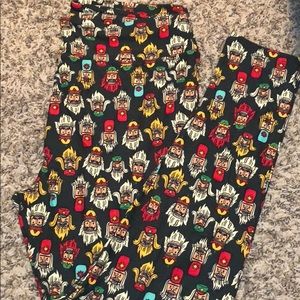 LuLaRoe Christmas leggings, size TC2